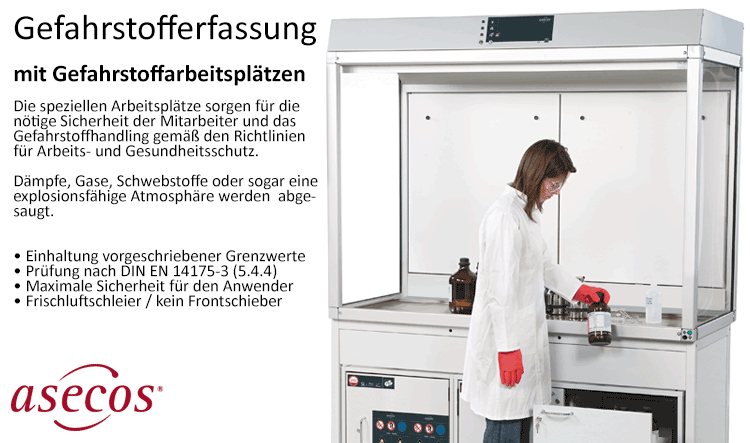 Gefahrstofferfassung an Arbeitsplätzen von ADESATOS